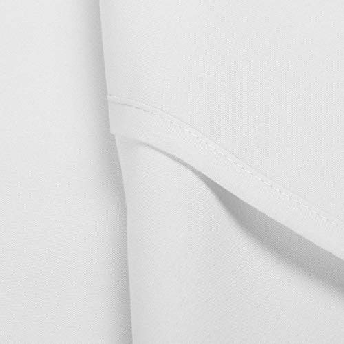 Flxxie 20200415CLTXL-WHITE Twin Xl Fitted Sheet Only - Bottom Sheet - Microfiber Deep Pocket Up To 15Inch Tiwn Xl Fitted Sheet - Soft And Wrinkle, Fade, Shrinkage Resistant Fitted Bed Sheet thumb #2