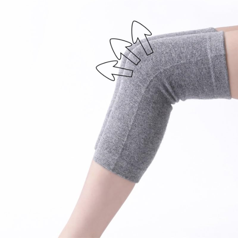 Cashmere Warm Knee Guard with Breathability for Sports Use
