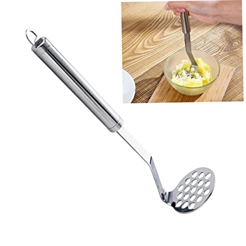 Kartoffelstampfer, 2 Stück, Kartoffelpresse, Kartoffelstampfer, Doppelstampfer, Kartoffelstampfer, Edelstahl, Kartoffelfleischstampfer, Kartoffelpresse, Quetscher, Obst ( Color : As Shownx2pcs , Size
