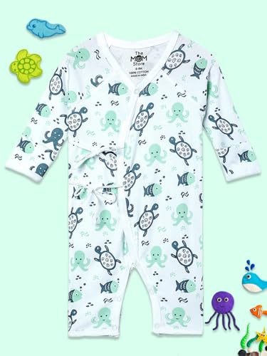 Image of The Mom Store Baby Romper Jabla Style For Boys And Girls | Cotton | Soft Infant Bodysuit | Trendy Stylish Sleepwear For Newborn Baby | Printed | Unisex Comfortable Everyday Baby Wear