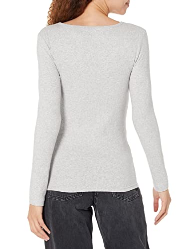 Image of Amazon Essentials Women's Long Sleeve Slim-Fit Rib Scoop Neck Sweater, Fall Tops, Pack of 2