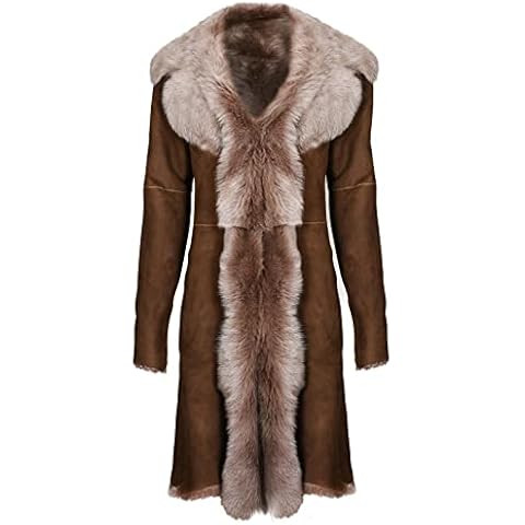 Ladies Toscana Sheepskin Leather Trench Coat Cover