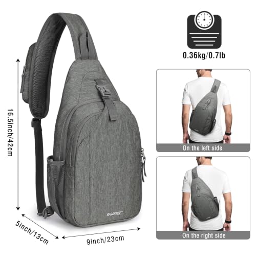 Image of G4Free Sling Bag for Men Women, RFID Blocking Crossbody Bag, Daily, Travel