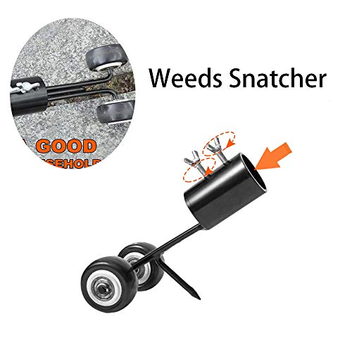 YZG LIFE Snatcher per Erbacce 2 in 1, Sarchiatrici Rimozione delle Erbacce da Giardino Attrezzi da Diserbo da Giardinaggio, Tosaerba Portatile per Il Controllo delle infestanti con Tosaerba