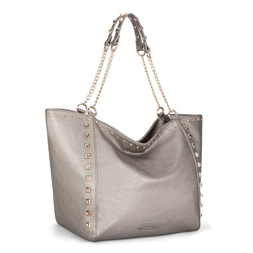 Image of Montana West Large Tote Bag for Women Oversized Shoulder Purses with Chain Handbags