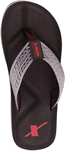 Image of SPARX men's new slippers collection for outdoor /Walking /jogging SFG-2113, Color-Brown white,Size:UK-6