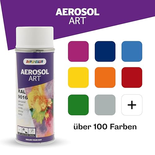 DUPLI-COLOR AEROSOL ART RAL 9016 Verkehrsweiß glänzend 400 ml - Sprühfarbe – Ansicht 5