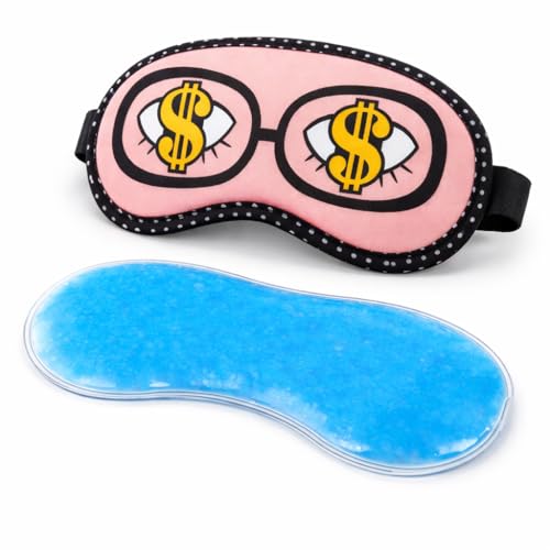 Image of Jenna Angry Ice Gel Eye Mask For Insomnia, Meditation, Puffy Eyes And Dark Circles (Dollar Gel)