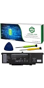 Amazon.com: JIAZIJIA 66DWX 086D0Y Laptop Battery Replacement for