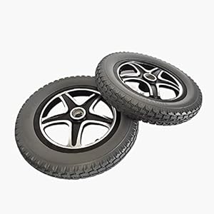 12 ½/2 ¼, Vervanging Van Achterwielen Van Rolstoel, 32 cm Accessoires voor Achterwielen Van Elektrische Rolstoelen…