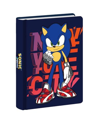 VARZI Diario Scuola Sonic: Corri verso il Successo con un Compagno Super Velocissimo e Pieno di Avventure! Con Penna Omaggio