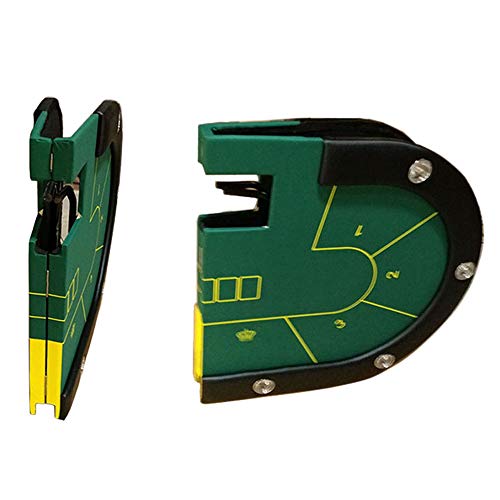 Texas Hold'em Tisch Pokertisch mit einzelnen Eisenfüßen und einziehbarem Tisch, Domino-Tisch kann zur Aufbewahrung und zum Transport in der Mitte gefaltet werden – Bild 3