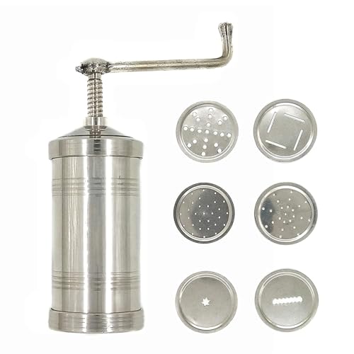 Image of Stainless Steel Kitchen Press /Noodles /Murukku| nool puttu |bhujia Chakli Maker /Idiyappam Press /Murukku Machine /for Sev, Namkeen,Noodles,Maggi.