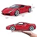 Ferrari Burago 1/18 Scale Diecast - 18-16008 488 GTB Rosso red