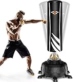 【Langlebiges und Zuverlässiges Material】 Premium PU-Leder Bezug + hochdichter Schaumstoff + Edelstahl-Ständer für bequemen Schlag und elastische Stoßdämpfung. Reißfeste, schnell zurückprallende und umhüllende Kehlnahttechnik in der Verbindung Ermöglichen Sie langfristige Tritte und heftiges Stanzen. Überraschendes Geschenk. Ganzes Familientraining macht tolle Familienerinnerungen!