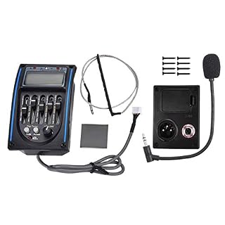 Guitar Pickup Equalizer, Préampli Guitare Acoustique Piezo Micro Digital 5 Bandes Tuner Avec écran LCD Classique Replacement Acouique EQ Accordeur Piézo-électrique égaliseur D’égaliseur L’affichage - Les Beatles, Paul McCartney, John Lennon, RIngo Starr, George Harrison