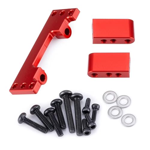 Support Servo Alliage FCX24 K5 haute précision en aluminium anodisé rouge