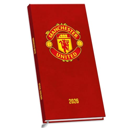 2026 DIARY MANCHESTER UNITED FC WEEK TO VIEW SLIM POCKET DIARY OFFICIAL PRODUCT