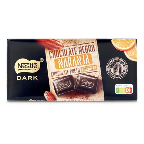NESTLÉ DARK tableta de chocolate negro con naranja 120g