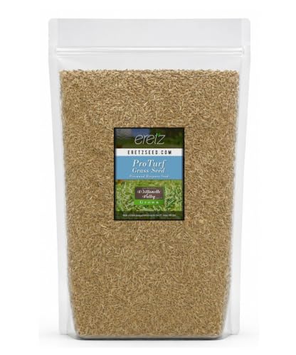 ProTurf Perennial Ryegrass Fine Lawn Seed by Eretz (5lb) - Choose Size! Premium Willamette Valley...