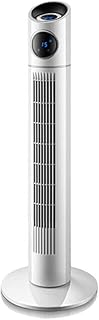 HEZHANG Ventilateur de Tour de Piédestal Oscillant À 3 Vitesses, 8 Heures de Minuterie Avec Ventilateur de Plancher À Distance Pour La Maison Ou Le Bureau