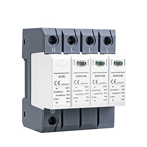 SPD AC275V parasurtenseur 4 pôles protège tableau électrique triphasé