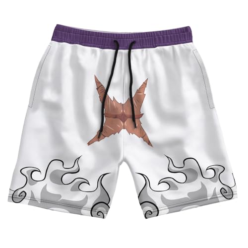 Men's Swim Trunks with Movie Print Quick Dry Swimsuits Board Shorts with Pockets Summer Gifts