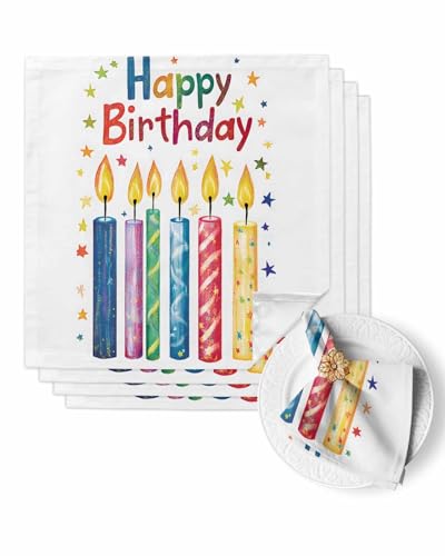 Servilletas de Tela Multicolor Set x4 20x20 pulg. miniatura 1