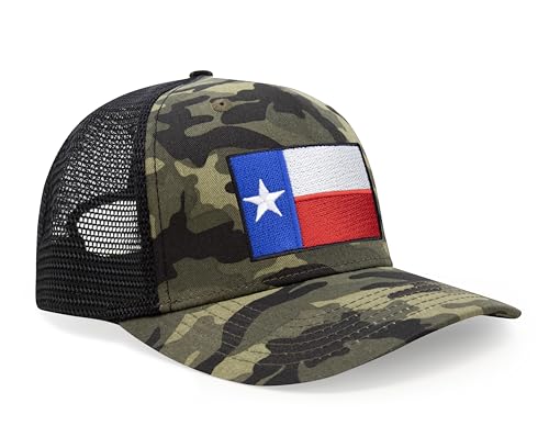 Image of International Tie State Hat for Men and Women, Adjustable Snapback Trucker Baseball Cap with Embroidered Patch