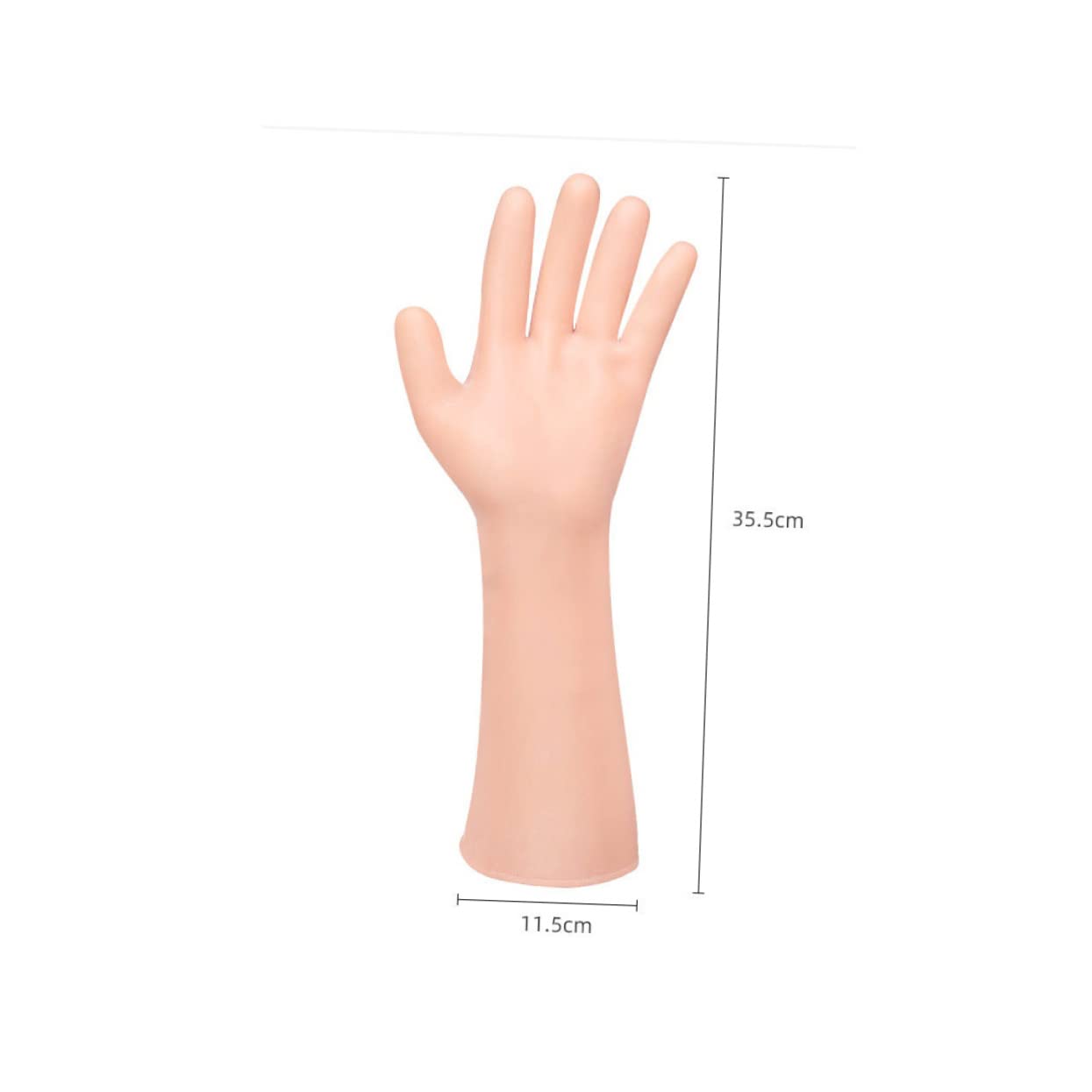 MUSISALY Moisturizing Gloves for Dry Hands Long Women's Girls Dry Skin Care Elastic Anti-Cracking 1 Pair