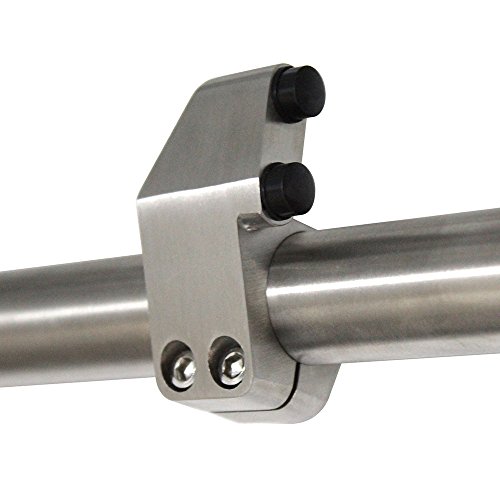 Kinmade Ten Stainless Steel Sliding Barn Door Hardware Kit 8Ft (2 * 1220Mm) Track Single Door Kit #TOP2