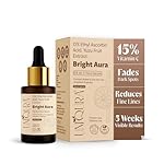 15% Vitamin C Serum for Glowing Skin 30 ml | Targets Dark Spots, Pigmentation, Acne Marks & Uneven Tone | With 2.5% Ferulic Acid, Vitamin E, 2% Niacinamide & 0.5% Salicylic | For Oily, Dry, Combination & Sensitive Skin for Men & Women