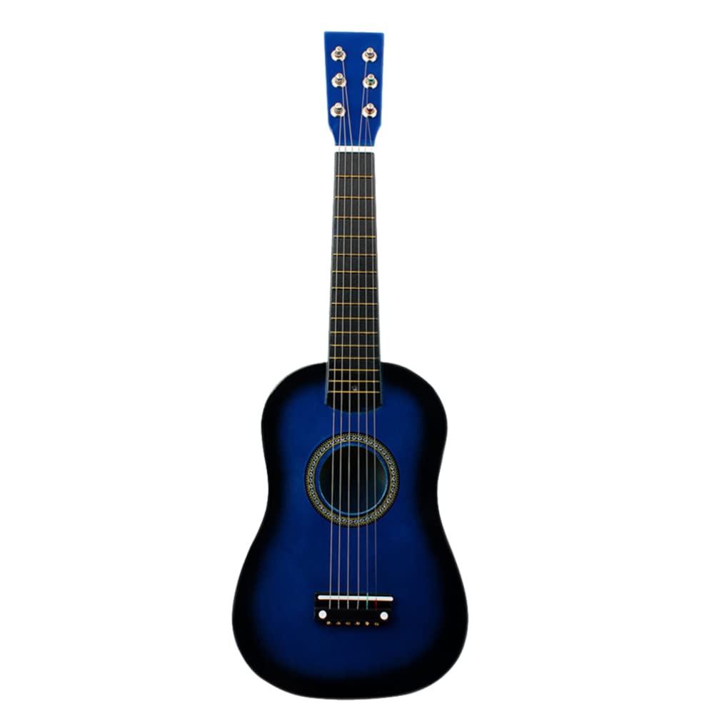 Kisangel 1pc 23 Inch Acoustic Guitar Wooden Beginner Guitar Music Instruments for Kids Girls Boys Beginners(Blue)