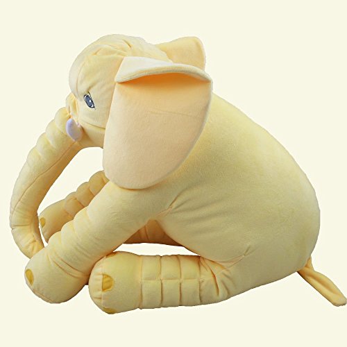 Gigantische olifant pluche dieren pop groot formaat grijs, zacht speelgoed, knuffelige olifant voor volwassenen en… - Image 8