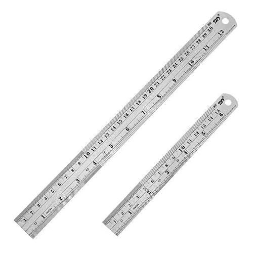 Heavy Duty Stainless Steel Ruler Set
