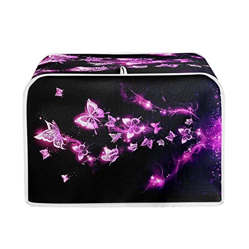 Cubiertas para tostadora moradas de 4 rebanadas