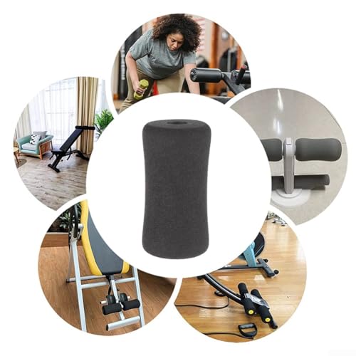 1 Par de Almohadillas de Espuma para Pies, Reemplazo de Rodillos para Tubo de Máquina, Extensión de Pierna para Pesas y Equipos de Ejercicio (2 piezas 160MM) miniatura 6