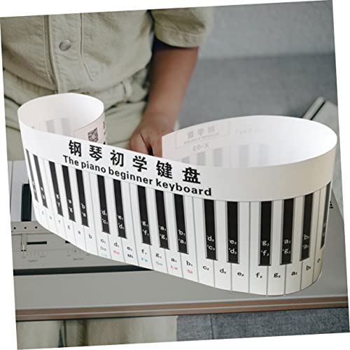 BESTonZON Clavier De Piano Simulé Clavier De Piano De Simulation 3d Clavier De Piano De Bureau 3d Clavier De Pratique Du Piano Clavier De Piano 3d Étiquette De Piano Stickers Pvc Black - Les Beatles, Paul McCartney, John Lennon, RIngo Starr, George Harrison BESTonZON Clavier De Piano Simulé Clavier De Piano De Simulation 3d Clavier De Piano De Bureau 3d Clavier De Pratique Du Piano Clavier De Piano 3d Étiquette De Piano Stickers Pvc Black – Image 6