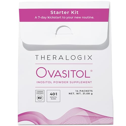 Theralogix Ovasitol Inositol Powder 7-Day Starter Kit | Premium Inositol Supplement for Women | 40:1 Ratio Myo & D-Chiro Inositol | Supports Hormonal & Metabolic Health