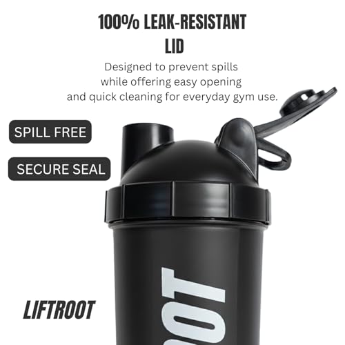 Image of Gym Shaker Bottle 750ml | BPA Free Protein Shaker with Leak-Proof Bullet Cap | Food Grade Plastic Shaker for Protein Shake, Pre-Workout, BCAA & Water