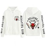 [WAFZbfsd] ストレンジャーシングス パーカー 長袖シャツ スウェットパーカー プルオーバー ユニセックス ジュニア 柔らかい 大人サイズ 保温 トップス 3XL