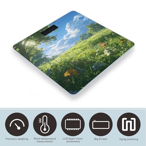 Báscula Digital de Baño Meadow Smart, Precisa y Durable miniatura 3