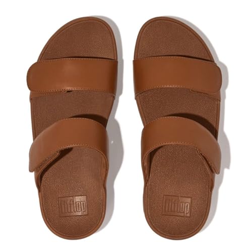 Image of FitFlop Women's Lulu Adjustable Leather Slides