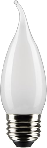 Satco S2131106 - Bombillas LED E26 de 3 W, 2700 K, clasificación de 15000 horas, regulables, paquete de 6