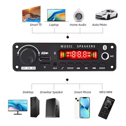 Amplificateur 400W Bluetooth avec décodeur MP3 WMA Ape et module micro DIY DC 8-26V - 4