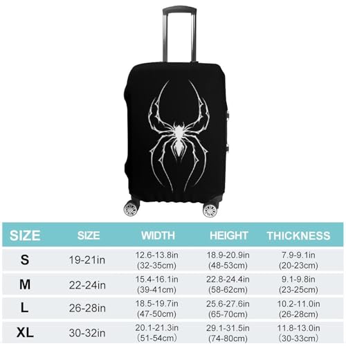 Spider Funny Travel Luggage Cover Baggage Suitcase Cover Protector Skins 19-32 Inch2