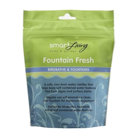 Smart Solar 80910R01 Fountain Fresh Pond Treatment, Safe And Non-Toxic Water Clarifier Perfect For Use in Fountains, Waterfalls And Self-Contained Water Features Cover