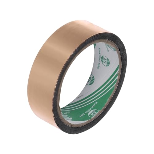 MECCANIXITY Champagne Gold Metalized Tape 1.2 Inch x 55 Yards for Detailing Accent Wall, Graphic Arts