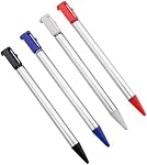 Metal 3DS Stylus Pen, Compatible with Nintendo 3DS, 4in1 Combo Touch Styli Pen Set Multi Color for 3DS