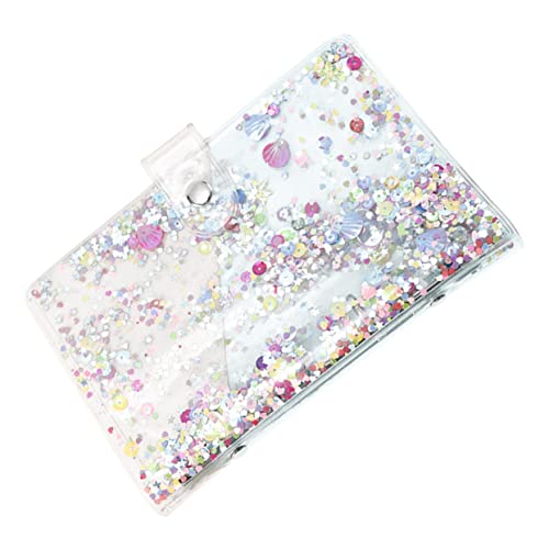 DIYEAH Caso De Reemplazo Calcomanías Equipo Billetera Delgada Cuaderno Brillo Cuadernos Carpeta De Diario Digital Titular De La Tarjeta De Identificación Colorful De Polivinilo